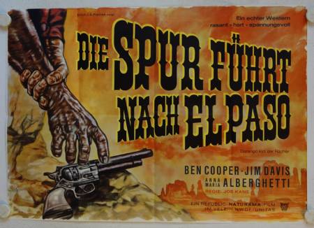 Duel at Apache Wells re-release german movie poster
